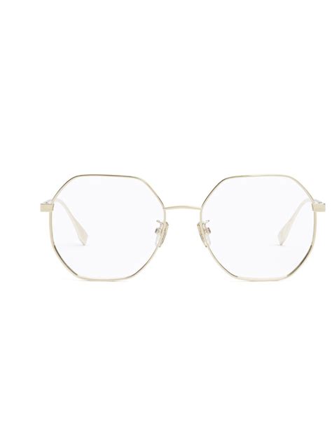 fendi fe50053u|Eyeglasses Fendi FF FE50053U Frame color Gold.